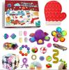 Fidget Advent Calendar 2025, Christmas Advent Calendars Countdown 24 Days, Bubble Toy Surprise Box Sensory Fidget Toy Packs for Girls Teens