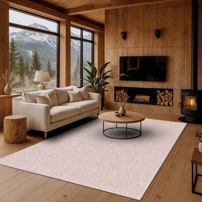 Tapis - THE DECO FACTORY - BOUCLETTE - Crème multicolore - 160x230 cm - Moderne