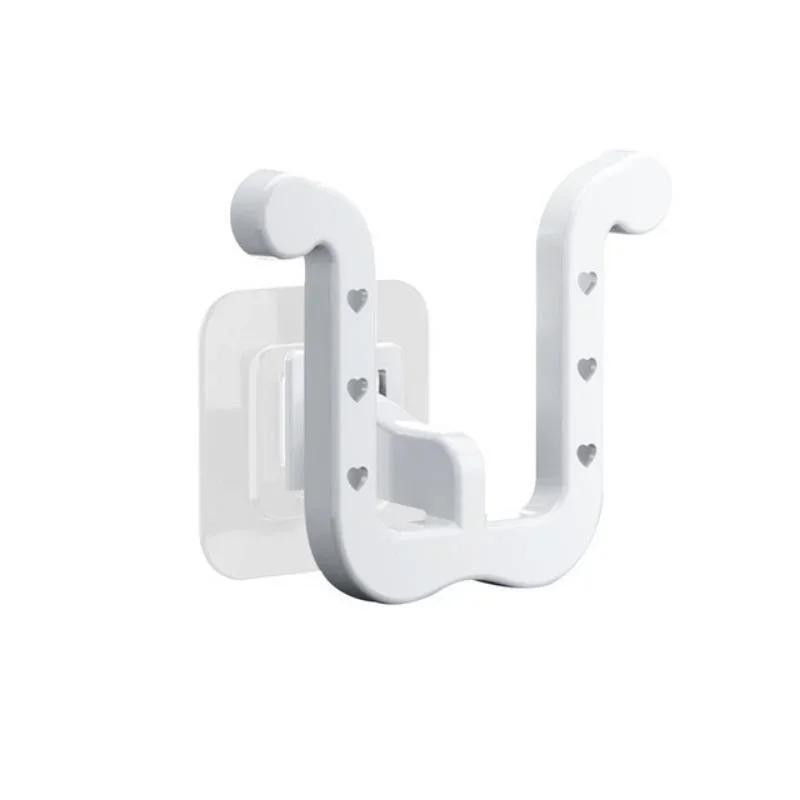 

Стойки для тапочек Без пробивания Ванная комната Простой крючок для тапочек Стойка для слива туалета Настенная Спальня Аккуратная стойка для хранения белый