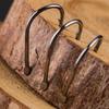 11 Pcs/set Fishing  Hook High Carbon Steel Barbed Fish Hook Crucian Carp Flat-pointed Fishing Hook Accessories 1#-10#