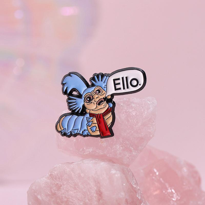 Brooch Trendy Cartoon Creative Monster Design Colorful Metal Pin For Fashion Individuals Forward