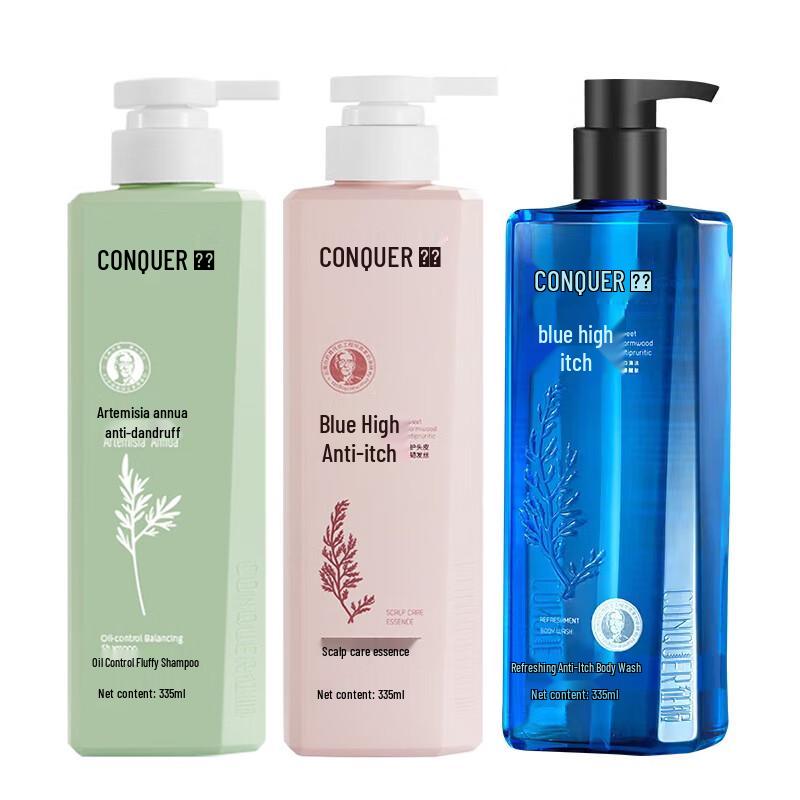 

Conquer Oil Control Volumizing Refreshing Wash & Bath Set
