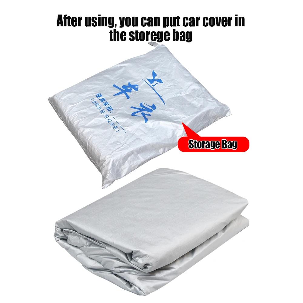 Full Car Cover SUV Sun Shade Rain Snow Dust Protection Cover Windproof For Land Rover Defender 90 110