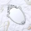 Specchio da Parete per Bagno Vintage Europeo Specchio per Trucco da Viaggio Vittoriano Barocco Specchio per Trucco con Cornice Piccola Specchio da Parete in Resina Oro
