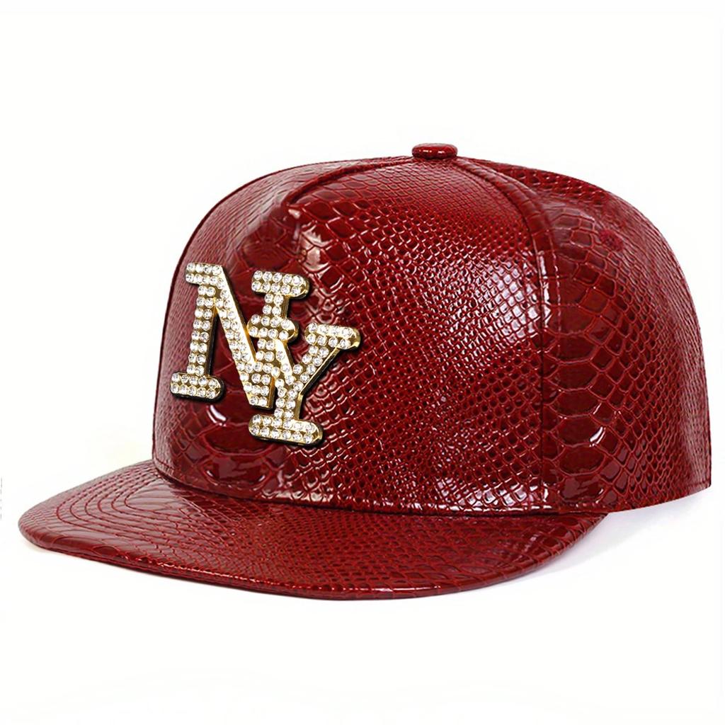 Unisex Diamond Letter Label Hip-hop Hats Spring Autumn Outdoor Adjustable Casual Baseball Caps Sunscreen Hat