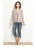 Women's Autumn V-neck Knitted Cardigan: Temperament Slimming Long Sleeve Wool Coat