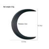 Crescent Moon Rubber Wood Hairpin: Hanfu Headdress, Ancient Style Hair Accessory, Simple Bun Tool.