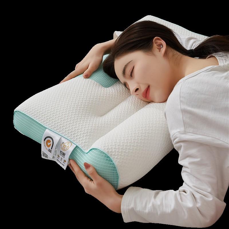 Ergonomic Cervical Support Pillow Neck Pain Relief Sleep Aid Memory Foam Alternative Orthopedic Students Home Use