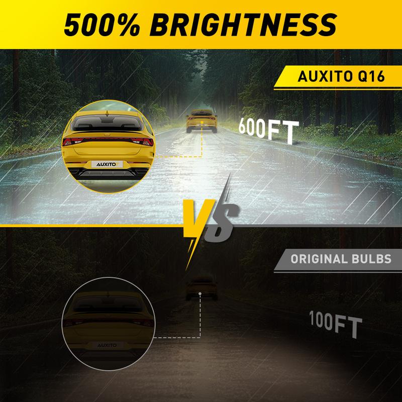 

AUXITO 2Pcs D Series D2S D4S Led Car Headlight Canbus HID Led Xenon Bulb 1:1 Turbo Car Lamp Auto Light 6500K Plug&Play Plug and play