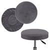 New Velvet Bar Round Stool Cover Elastic Stretchable Round Chair Cover Thickened Washable Seat Chair Slipcover