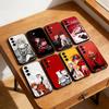 Gokurakugai Alma und Tao Handyhülle für Samsung Galaxy A91,80,73,72 ,71,53,52,32 ,31,22,21s,20, Weiche Schwarze Hülle