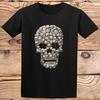 Monochromes Totenkopf-T-Shirt für Jungen und Mädchen 100% Baumwolle Herren-T-Shirts Top #DM #P1 #PR