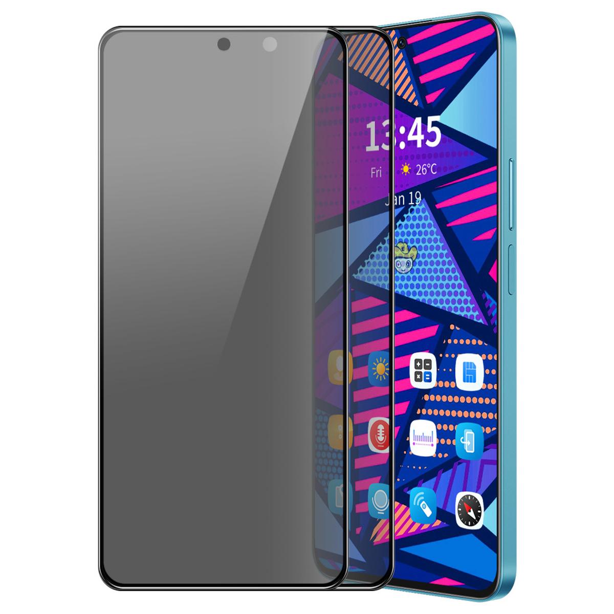 

ENKAY HAT PRINCE 2Pcs for Motorola Moto E14 4G/G04 4G/G04s 4G/G24 4G Anti-Spy Film Anti-Glare Silk Printing Screen Protector As Shown A