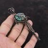 Ruby Fuchsite Pendant Copper Wire Wrapped Pendant Genuine Gemstone Pendant Dainty Copper Jewelry Gift For Her Handmade Wire Wrapping Jewelry