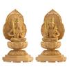 Miniature Buddha Kokuzo Bosatsu 11cm Buddha Wood Ornament Kokuzo Bosatsu (wood Boxwood, Gold-dust Finish) - Statue, Figure, Carving, (GSB
