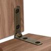 Zinc Alloy Folding Hinges  Jewelry Box Hinge Cabinet Drawer Bronze Hinges  Wooden Box