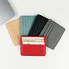 1Pc Pu Leather ID Card Holder Candy Color Multi Slot Slim Wallet for Women Men Business Card Cover