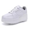 Roller Skate Sneakers Kids Four-wheel Disassembly Flat Shoes Runaway Shoes / Wheel Skate  Shoes with Wheels