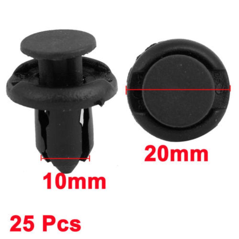 💰Kjøp 25pcs Bumper Fender Hood Moulding Side Garnish Grille Retainer