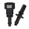 Complete Package of Straight Female and Male Fuel Line Quick Connectors