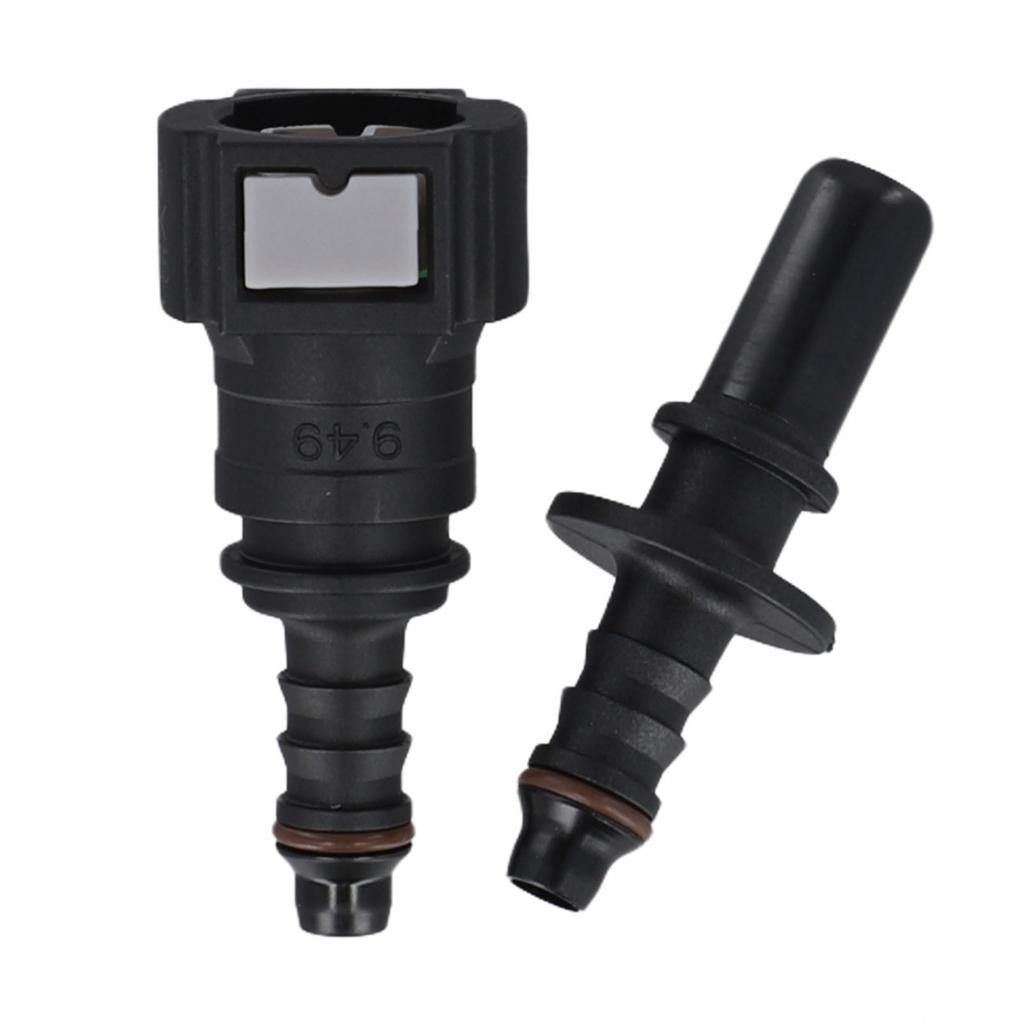 Complete Package of Straight Female and Male Fuel Line Quick Connectors