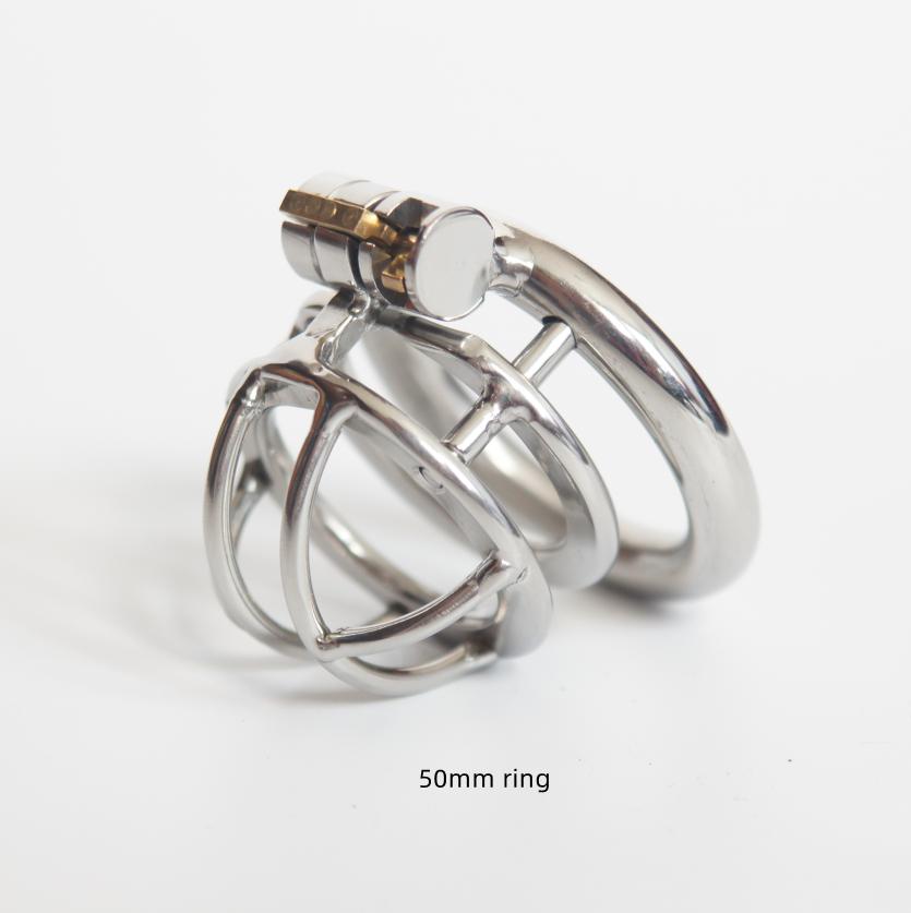 Ergonomic Stainless Steel Stealth Lock Male Chastity Device,Cock Cage,Penis Lock,Cock Ring,Chastity Belt, S075