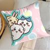 Kawaii C-Chiikawa Christmas Home Decoration Living Room Cushion Covers 45X45 Cushions Cover Personalized Gift Sleepingpillowcase