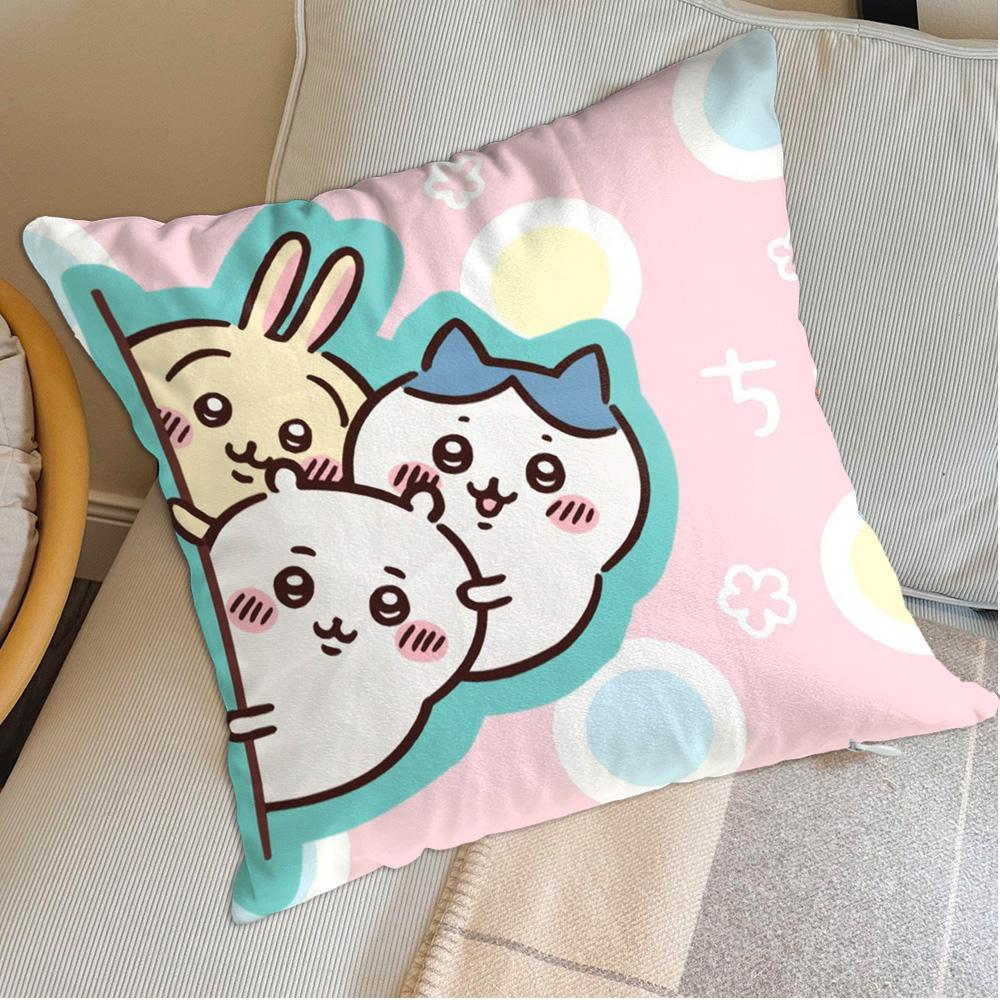 Kawaii C-Chiikawa Christmas Home Decoration Living Room Cushion Covers 45X45 Cushions Cover Personalized Gift Sleepingpillowcase