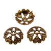Textured Bead Cap Charms Dome Covers For Pearl And Gemscolor Jewelry Findings