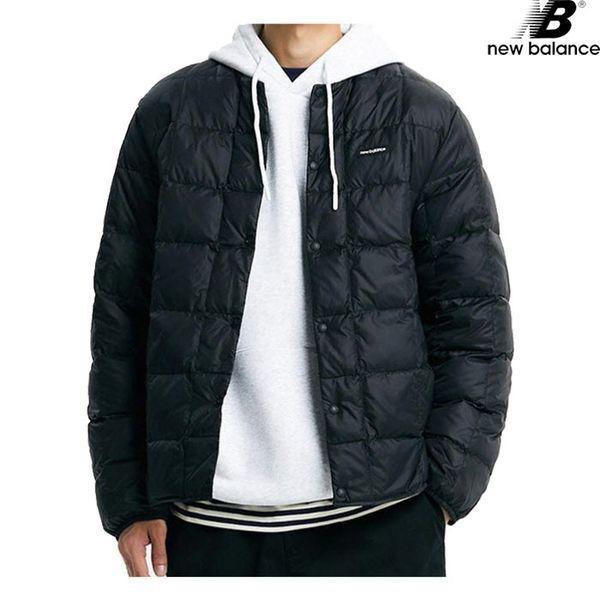 New Balance Half Club Nbnpd42943 Bk Flying Square Quilted Goose Down Unisex Padding 90