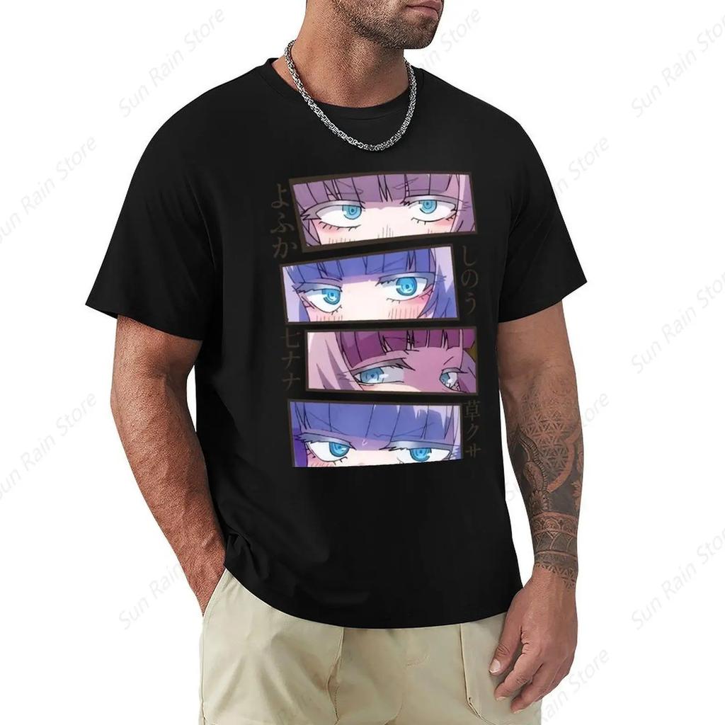 Call of the Night - Nazuna eyes T-Shirt Blouse boys animal print for a boy men workout shirt