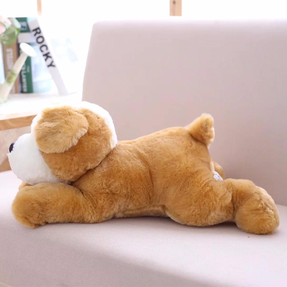 45 cm Søt Hunde Plysj Leke Utstoppet Søt Husky Hundeleke Barn Dukke Kawaii Dyregave Hjemmedekorasjon Crea