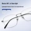 Jardin D'amour Titanium Anti-Blue Light Computer Glasses