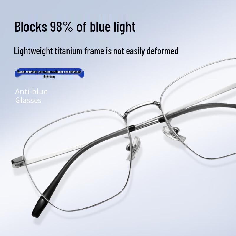 Jardin D'amour Titanium Anti-Blue Light Computer Glasses