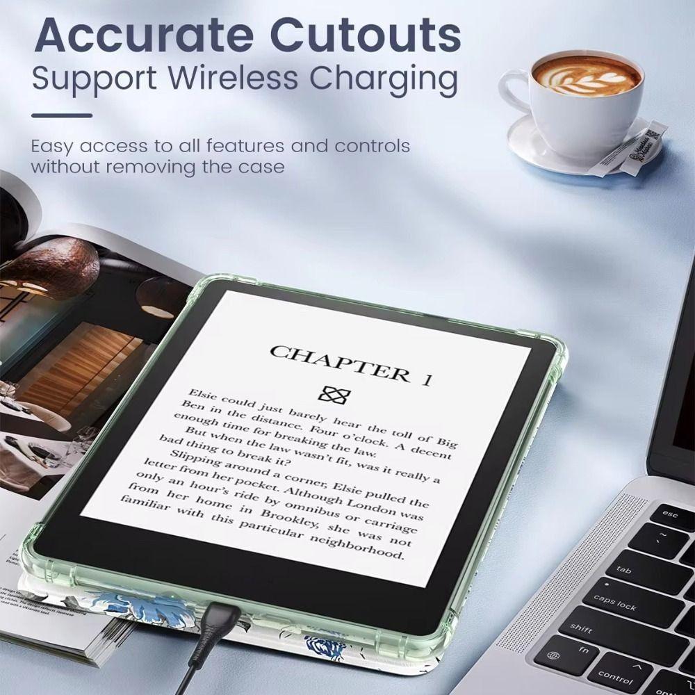 6 inch C2V2L3 Protective Cover Acrylic Folio Funda eReader Case for Kindle 2024 (12th Generation)