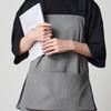 New Polyester Catering Apron Waterproof Unisex Painting Apron Stain-resistant Multiple Pockets Household Apron for Coffee Shop
