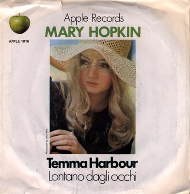 7inch Record MARY HOPKIN - Temma Harbour 1816 Apple Records 1970 US Pop Used
