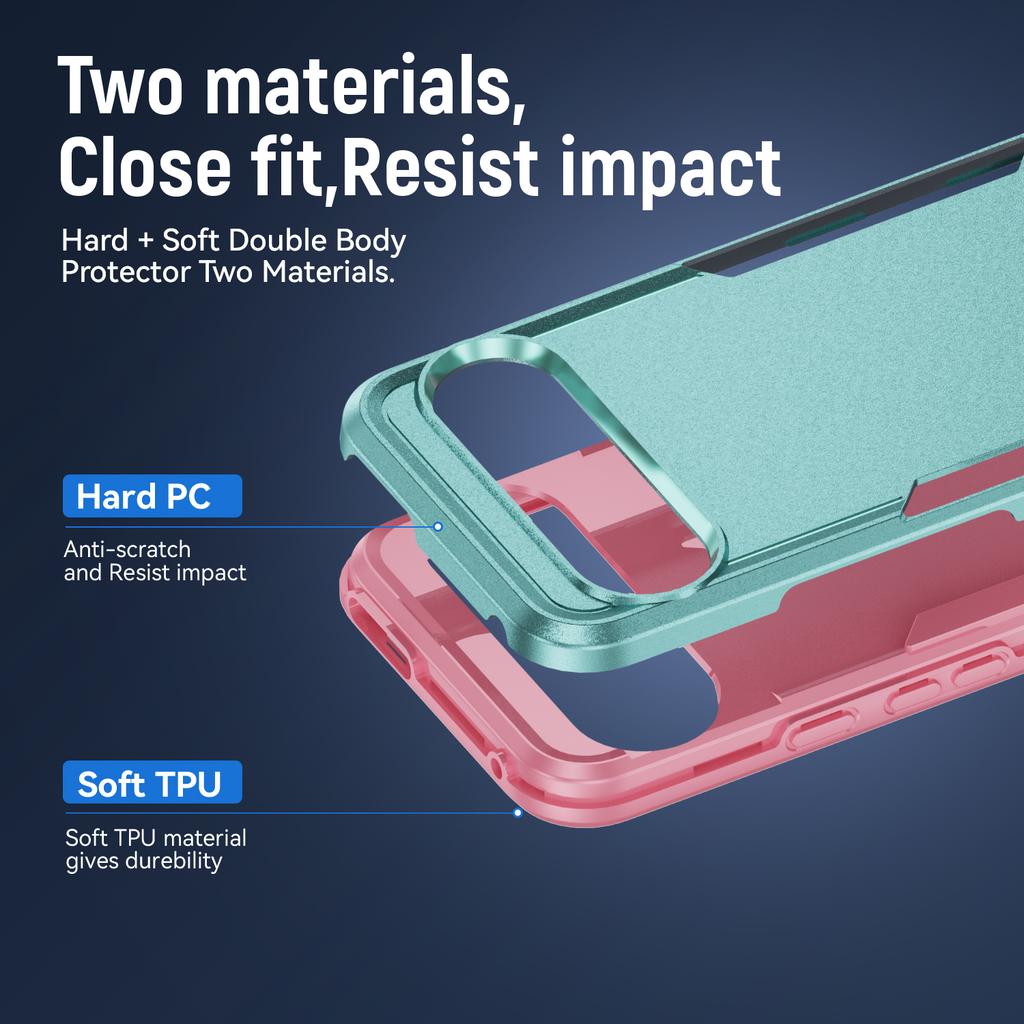 Anti-Fall 2 in 1 Tasche Hülle für Google Pixel 10 Pro XL Pixel9 5G Pixel10 Pixel 9A 9 8 7 6 6A 7A 8A Handyzubehör