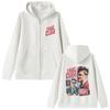 Graphic Zipper Hoodie Men Women Casual Vintage Hoodies Unisex Harajuku Oversized Zip Up Jacket Male Casual Coat