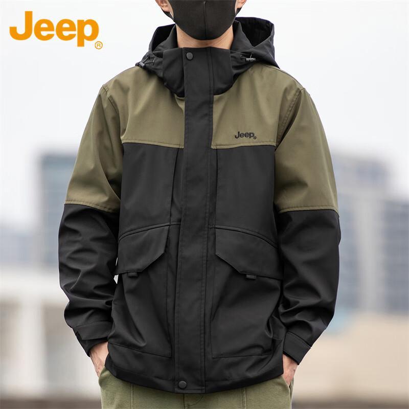 

Jeep Men s Hooded Casual Jacket 2XL