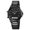 SKMEI 2120 Digital Quartz Watch for Men Waterproof Sport Dual Display Stainless Steel Mens Wristwatches Alarm Clock Reloj Hombre