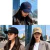 American Retro Letter Embroidered Baseball Cap With Sun Protection For Outdoor Women