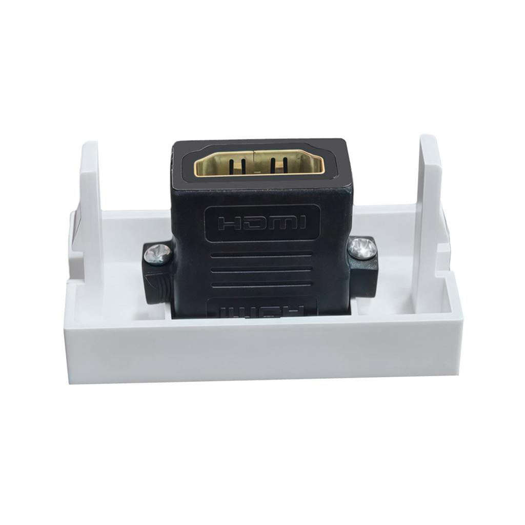 HDTV Female To Female Wall Socket Module Socket Socket for Sound Video Transmission Display Device Accessories