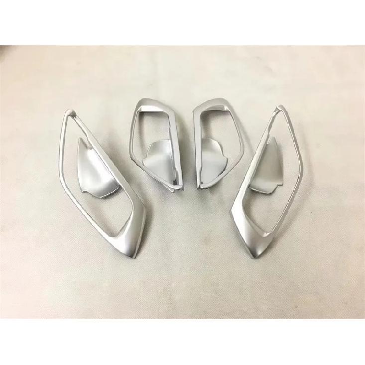 For Mazda CX-5 CX5 2017-  CX-8 CX8 2018 - Inner Door Handle Bowl Frame Cover Trim ABS Chrome Car Styling Accessories