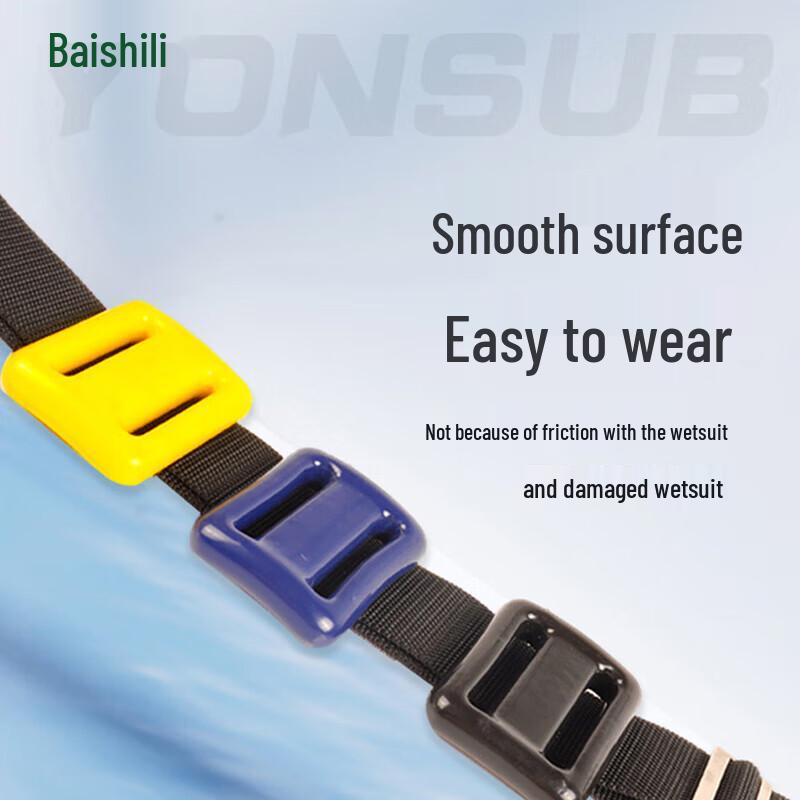 Bosley Diving Weight Belt with Coated Lead Blocks 500g
