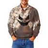Men's Standing Collar Sweatshirt Is Outdoor Casual Sweaters Tops