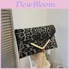 Leopard Print Pu Small Shoulder Bag With Magnetic Closure For Daily Use