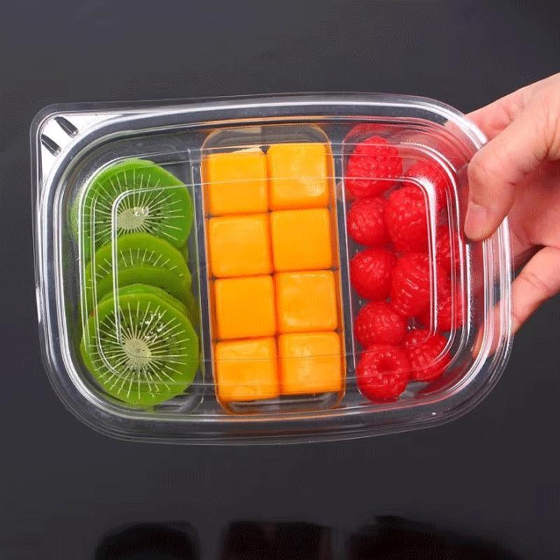 Disposable Transparent Fruit & Food Containers with Lids