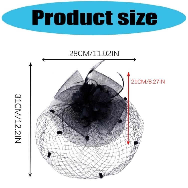 Fashion Tulle Hair Accessory For Women Lightweight Comfort Hairpin Headdress For Formal Event Casual Outfits