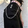 Unisex Hip Hop Metall Dornen Taillengürtel Kette Hosen Schlüsselanhänger Hosenketten Geldbörse Zubehör Jeans Schmuck Geschenk für Männer Frauen